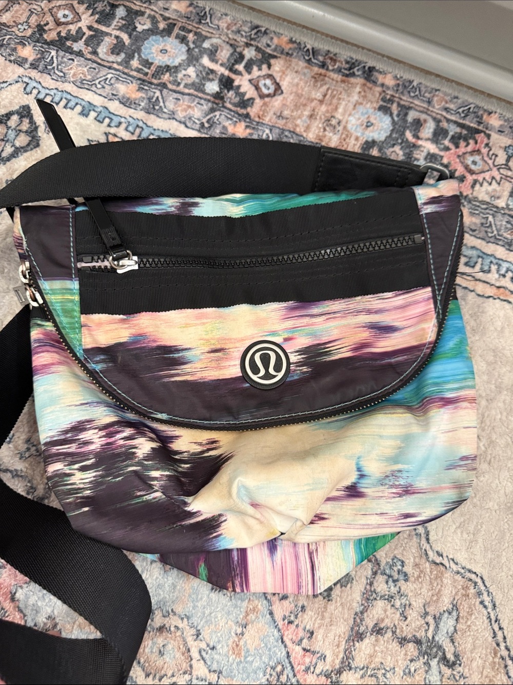 Lululemon FESTIVAL BAG Pigment Wind Dragonfly Multi Crossbody Purse RARE